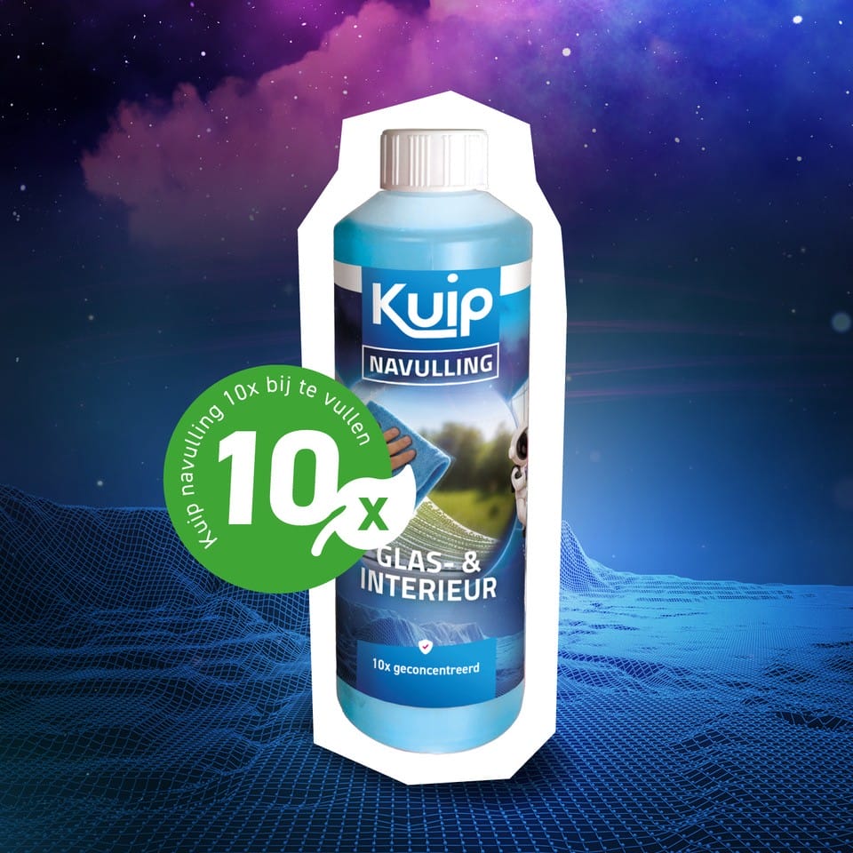 Kuip glas- & interieurreiniger navulling